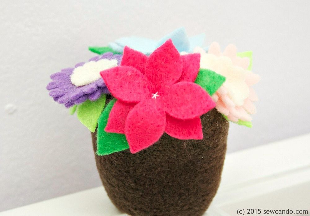 Sew Can Do Make A Pin Garden Scented Flower Pot Pincushion Tutorial